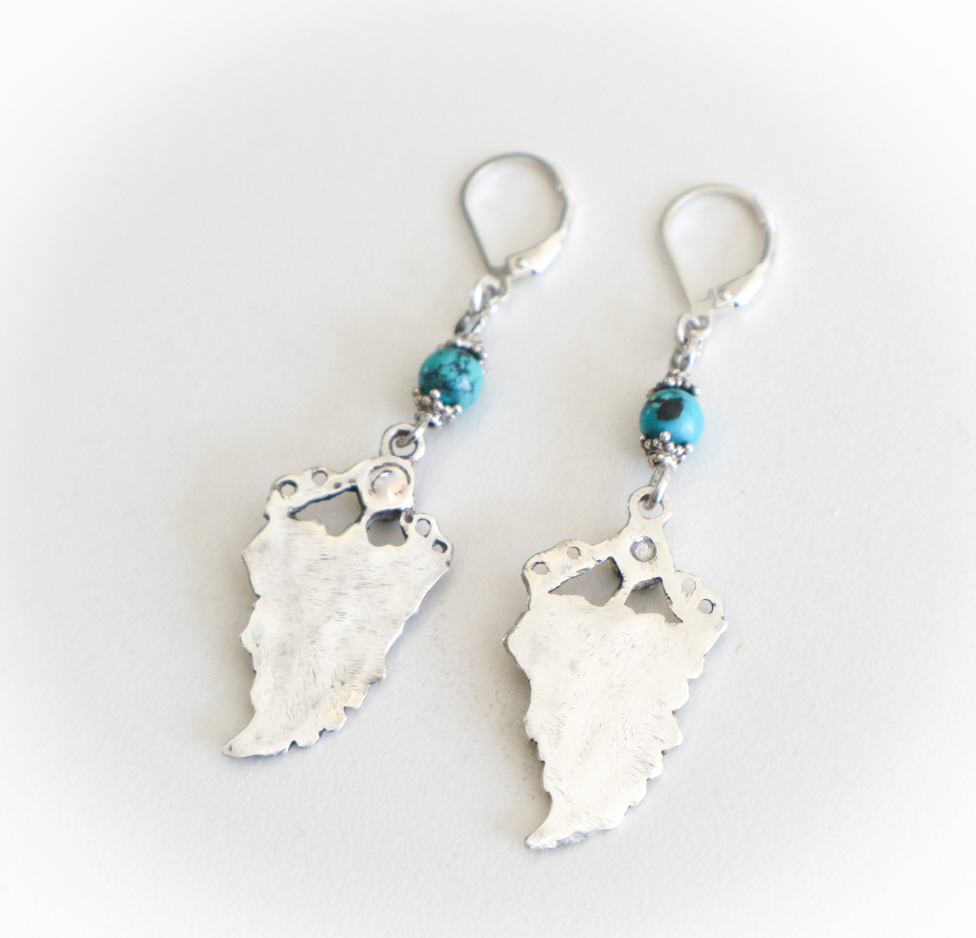 Turquoiseleafearrings7