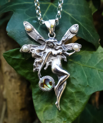 Magische elfenhanger in zilver inclusief ketting